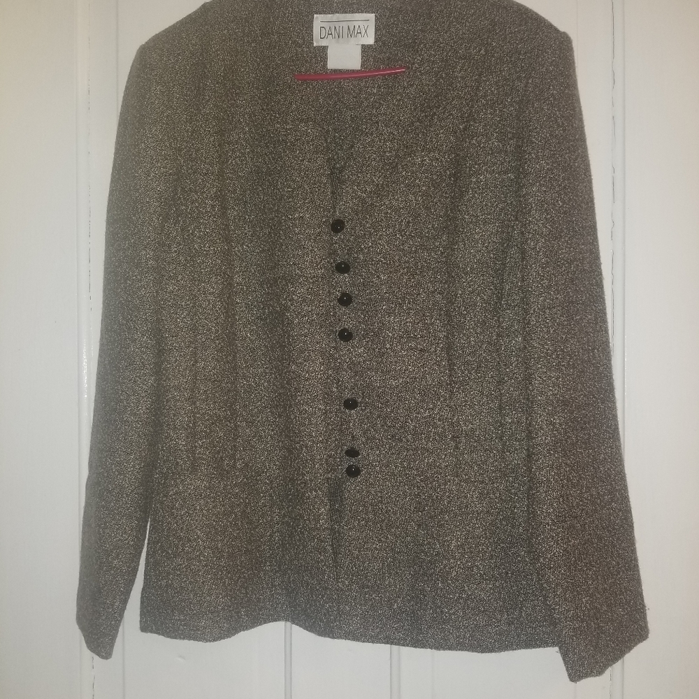 Tweed jacket and skirt set